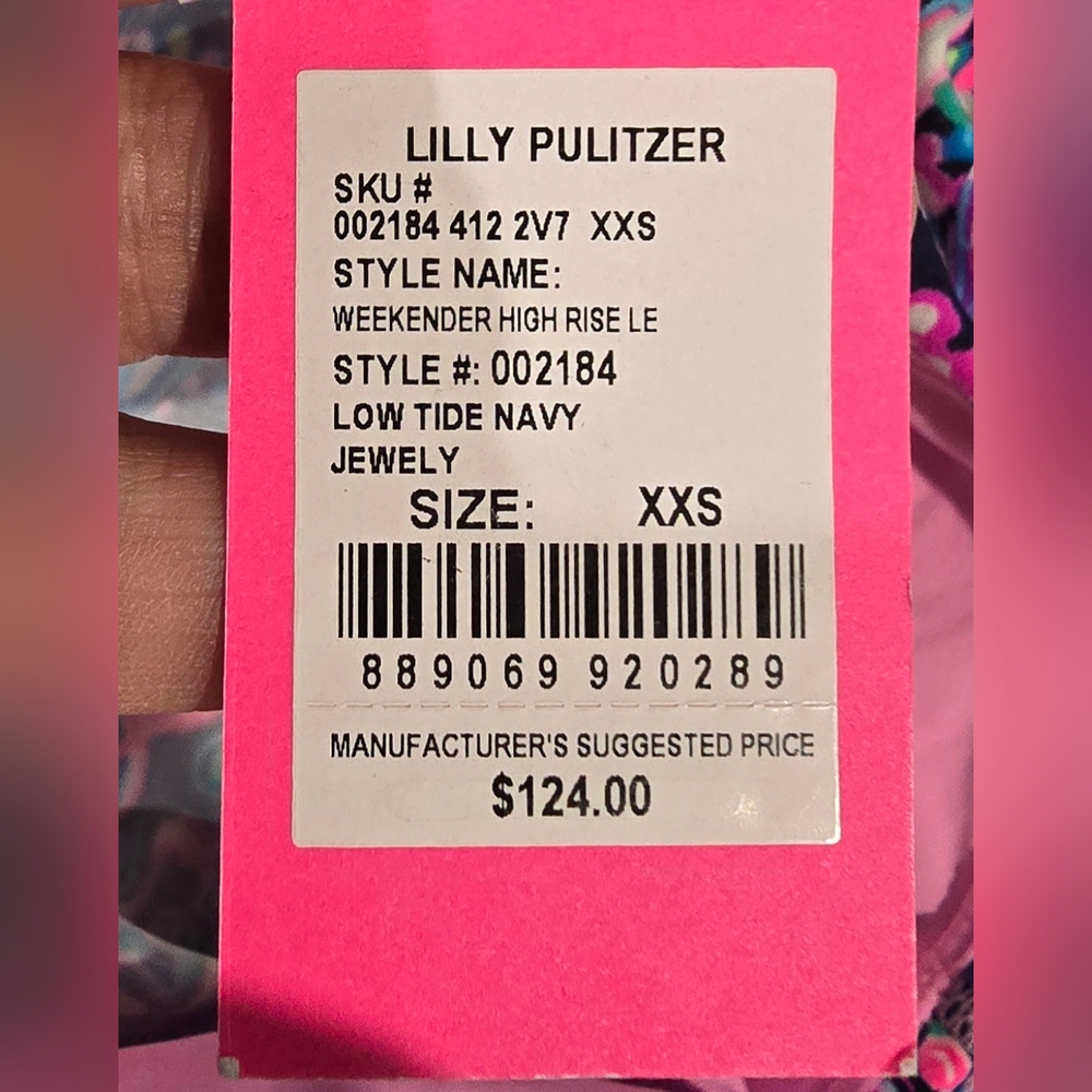 Lilly Pulitzer Luxletic High Rise Weekender Leggings Size XXS - Picture 9 of 9